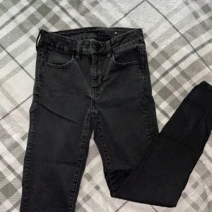 American Eagle jeggings,size:2 regular, black.